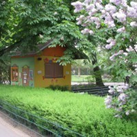 Kasperhäuschen Zoo Dresden im Frühling