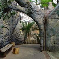 Innenansicht Afrika-Haus
