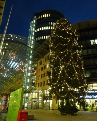 Der Baum stand vorher geschmückt am World Trade Center