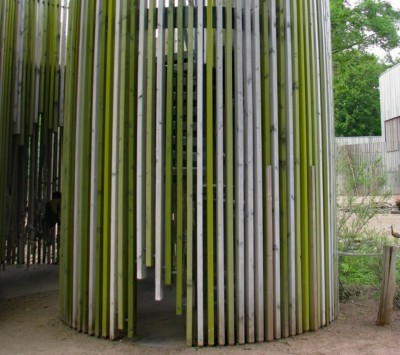 Giraffenturm mit geheimen Eingang (Foto: Zoo Dresden (Winfried Gensch)) Giraffenturm mit geheimen Eingang