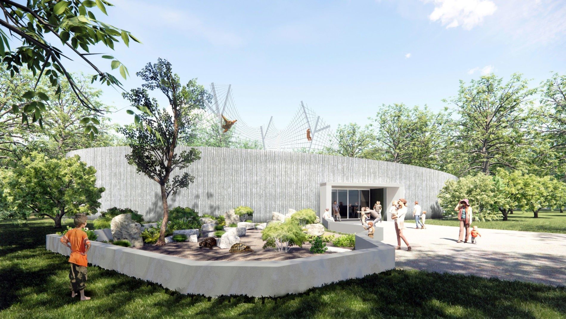 Planned new building from the outside.