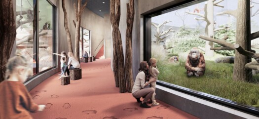 Visualisierung Orang-Utan-Haus (Visualisierung: heinlewischer) Visualisierung Orang-Utan-Haus