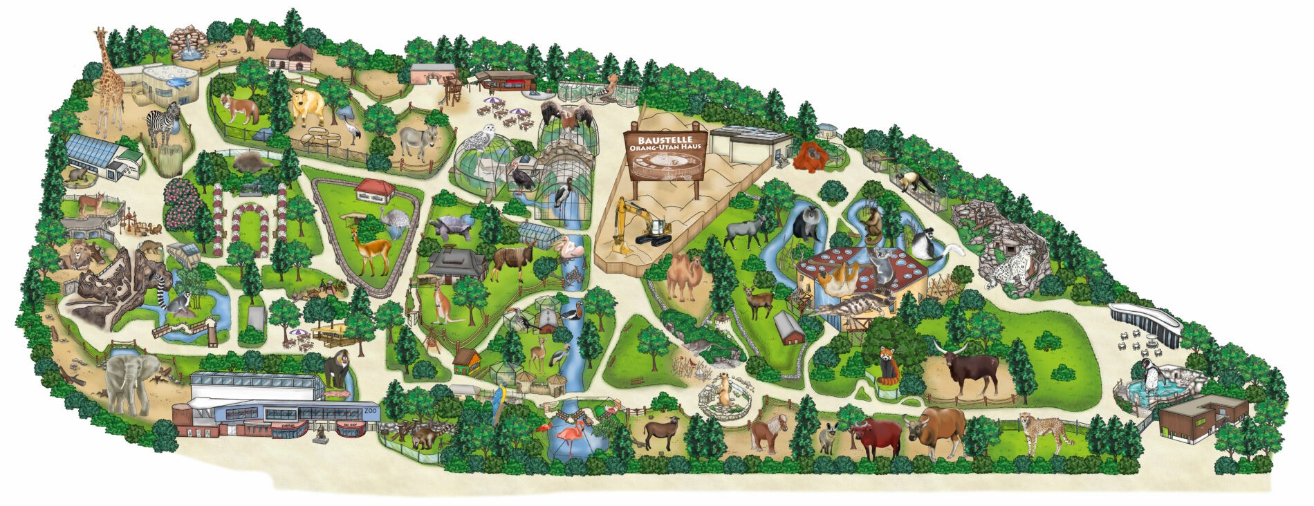 Franklin Park Zoo Map