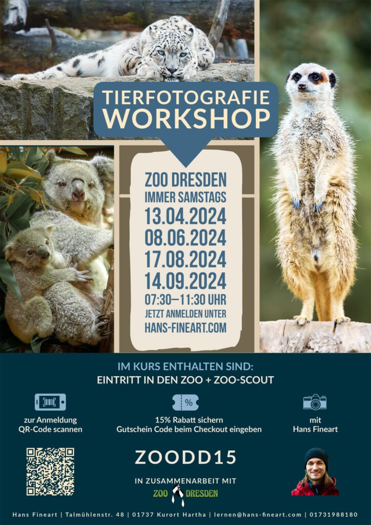 Fotoworkshop im Zoo Dresden