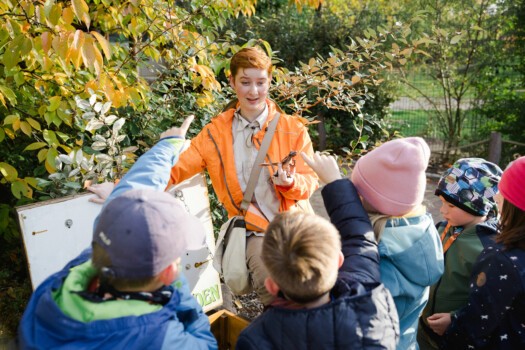 Kindergeburtstag Zootour 2024 - Anke Wolten-Thom (11) Unterwegs im Zoo
