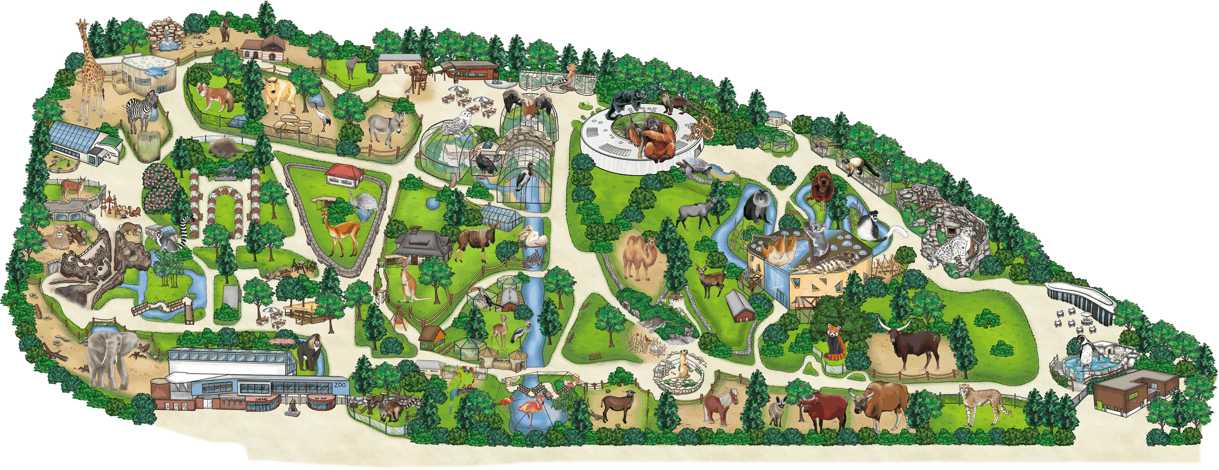 Zoo map