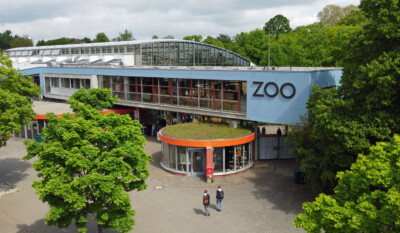2026_Drohne_Zooeingang_1 Zooeingang Zoo Dresden Luftbild